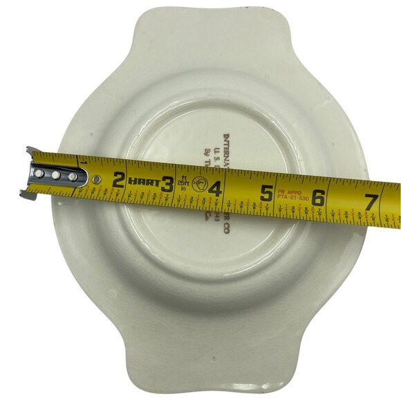 Vintage International Silver Co Baby Feeding Dish By Salem China Co - Picture 11 of 16